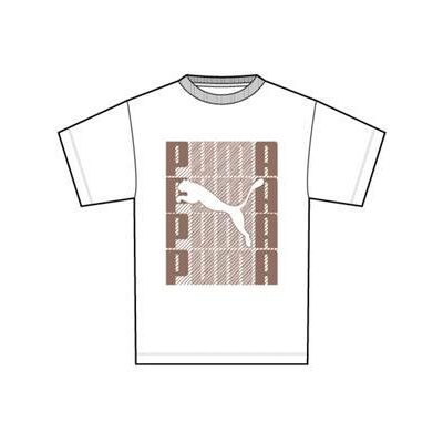 Geborduurd T-shirt Puma MIF Wit XL Geborduurd T-shirt Puma MIF Wit XL
