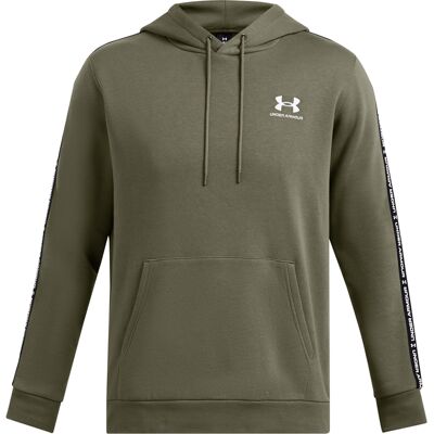 Sweater met capuchon en gestreepte opdruk Under Armour Icon Fleece Groen XS Sweater met capuchon en gestreepte opdruk Under Armour Icon Fleece Groen XS