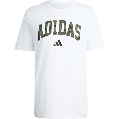 T-shirt adidas Camo Script Graphic Blanc S T-shirt adidas Camo Script Graphic Blanc S