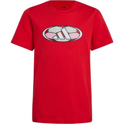 Kinder-T-shirt adidas House Of Tiro Color Block Graphic Rouge 7/8 ans Kinder-T-shirt adidas House Of Tiro Color Block Graphic Rouge 7/8 ans