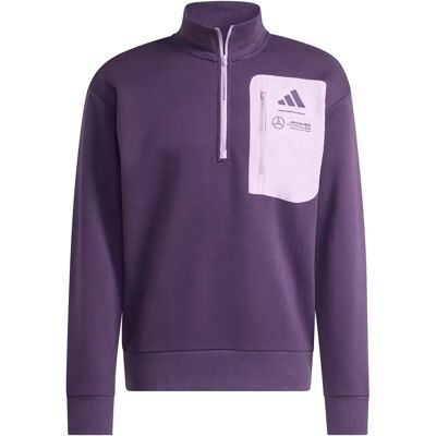 Adidas Polaire 1/2 zip Mercedes AMG Petronas Formula One Team Premium Violet L Adidas Polaire 1/2 zip Mercedes AMG Petronas Formula One Team Premium Violet L