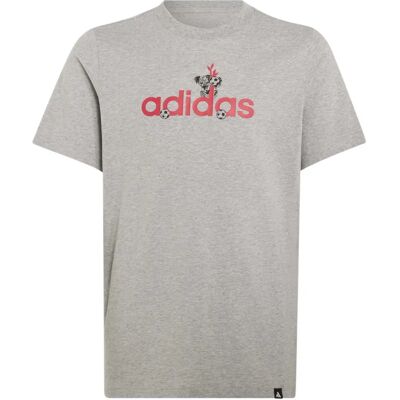 Grafisch T-shirt voor kinderen adidas Gris 11/12 ans Grafisch T-shirt voor kinderen adidas Gris 11/12 ans