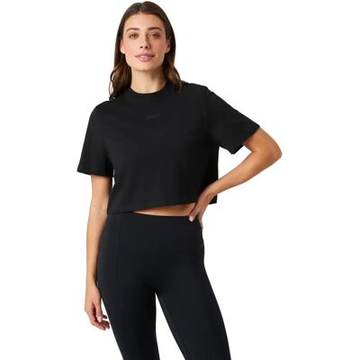 Kort dames-T-shirt Björn Borg Studio Noir S Kort dames-T-shirt Björn Borg Studio Noir S