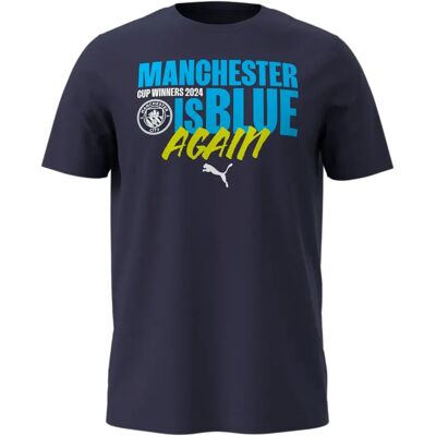 T-shirt Puma Blank Blauw S T-shirt Puma Blank Blauw S