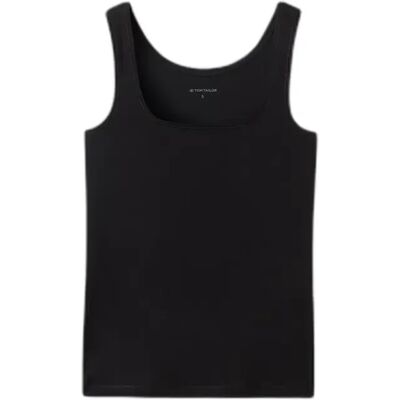 Verpakte tanktop voor dames Tom Tailor (x2) Noir XS Verpakte tanktop voor dames Tom Tailor (x2) Noir XS