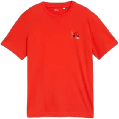 Bedrukt T-shirt Tom Tailor Rouge XL Bedrukt T-shirt Tom Tailor Rouge XL