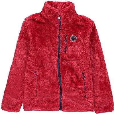 Kinderfleecejas Peak Mountain coral sherpaEcariano Rood 4 jaar Kinderfleecejas Peak Mountain coral sherpaEcariano Rood 4 jaar