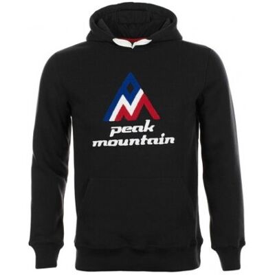 Hooded sweatshirt Peak Mountain Codriver Zwart M Hooded sweatshirt Peak Mountain Codriver Zwart M