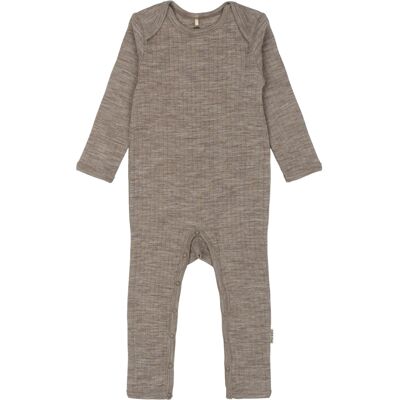 Baby merinowollen overall Mikk-Line Bruin 18 maanden Baby merinowollen overall Mikk-Line Bruin 18 maanden