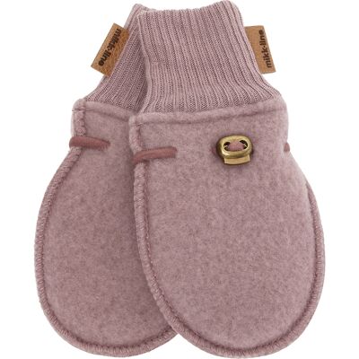 Baby wollen wanten Mikk-Line Roos 18/24 maanden Baby wollen wanten Mikk-Line Roos 18/24 maanden