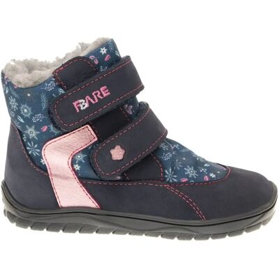 Waterdichte winterlaarzen voor meisje baby Fare Bare Frostky Bleu 27 Waterdichte winterlaarzen voor meisje baby Fare Bare Frostky Bleu 27