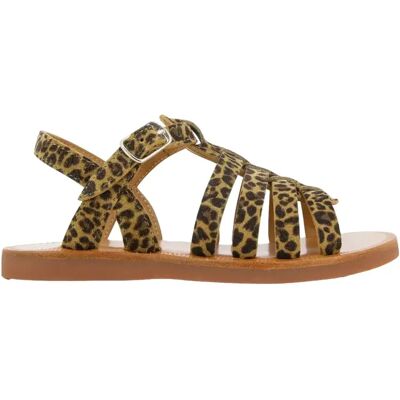 Sandalen voor babymeisjes Pom d'Api Plagette Strap Marron 27 Sandalen voor babymeisjes Pom d'Api Plagette Strap Marron 27