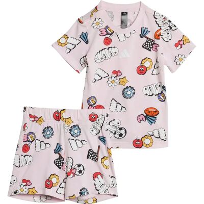 Baby trainingspak adidas Seasonal Essentials Fun Roos 12/18 maanden Baby trainingspak adidas Seasonal Essentials Fun Roos 12/18 maanden