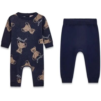 Romper voor babyjongens Guess H6BG03-Z1330 Blanc 0/3 maanden Romper voor babyjongens Guess H6BG03-Z1330 Blanc 0/3 maanden