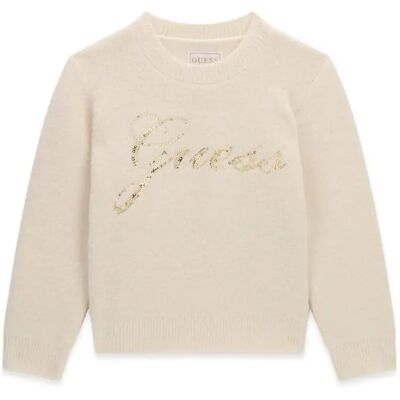 Trui voor babymeisjes Guess K6BR01-Z1279 Blanc 24 maanden Trui voor babymeisjes Guess K6BR01-Z1279 Blanc 24 maanden
