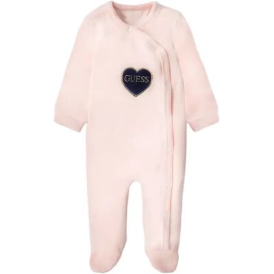Baby meisje romper Guess Chenille Rose 0/3 maanden Baby meisje romper Guess Chenille Rose 0/3 maanden