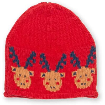 Baby mutsje Kite Moose Rouge 18/24 maanden Baby mutsje Kite Moose Rouge 18/24 maanden