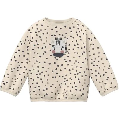 Sweatshirt Loose Fit met drukknopen op de zijkanten voor baby s.Oliver Beige 3 maanden Sweatshirt Loose Fit met drukknopen op de zijkanten voor baby s.Oliver Beige 3 maanden
