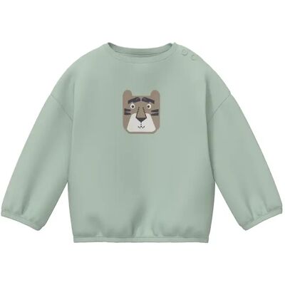Sweatshirt Loose Fit met drukknopen op de zijkanten voor baby s.Oliver Vert 18 maanden Sweatshirt Loose Fit met drukknopen op de zijkanten voor baby s.Oliver Vert 18 maanden