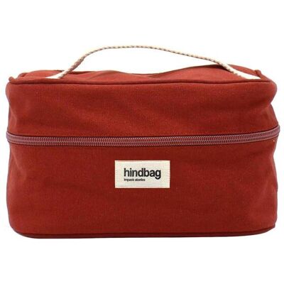 Hindbag Vanity Gaspard Terracotta - Make-up tas Hindbag Vanity Gaspard Terracotta - Make-up tas