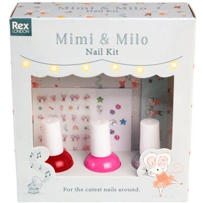 Kindernagelset Rex London Mimi Et Milo Rood 4,8x13,2x14,6 cm Kindernagelset Rex London Mimi Et Milo Rood 4,8x13,2x14,6 cm