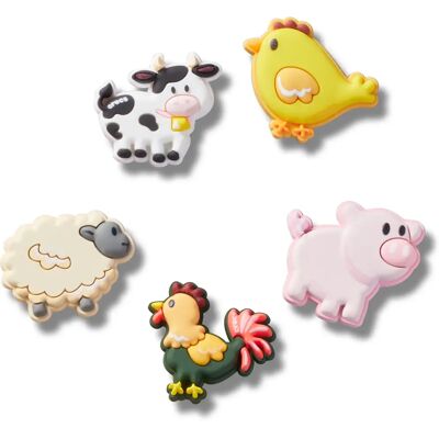 Jibbitz Crocs Farm Friend Animals (x5) Multicolore TU Jibbitz Crocs Farm Friend Animals (x5) Multicolore TU