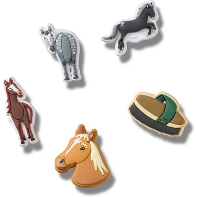 Jibbitz Crocs Horse (x5) Multicolore TU Jibbitz Crocs Horse (x5) Multicolore TU