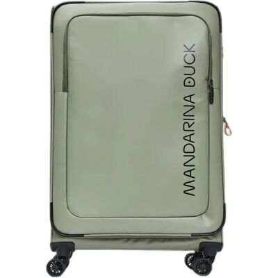 Trolley tas groot flexibel uittrekbaar Mandarina Duck Eco Coated Vert 78x47x27,5 cm Trolley tas groot flexibel uittrekbaar Mandarina Duck Eco Coated Vert 78x47x27,5 cm