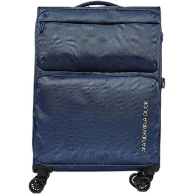 Zacht en uitrekbaar middelgroot trolleytas Mandarina Duck Zephyr Bleu 67x43x25 cm Zacht en uitrekbaar middelgroot trolleytas Mandarina Duck Zephyr Bleu 67x43x25 cm
