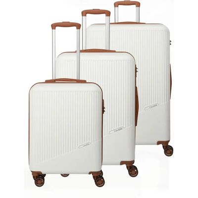 Koffer travelite Bali Trolley L/M/S (x3) Blanc TU Koffer travelite Bali Trolley L/M/S (x3) Blanc TU