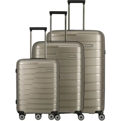 Koffer travelite Air Base Trolley L/M ext./S (x3) Beige TU Koffer travelite Air Base Trolley L/M ext./S (x3) Beige TU
