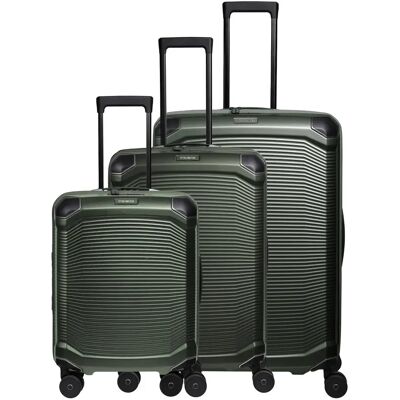 Set van 3 koffers travelite Millennium Troley L/M ext./S Vert TU Set van 3 koffers travelite Millennium Troley L/M ext./S Vert TU