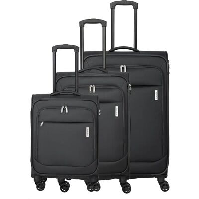 Set van 3 koffers travelite Priego Trolley L/M/S Gris TU Set van 3 koffers travelite Priego Trolley L/M/S Gris TU