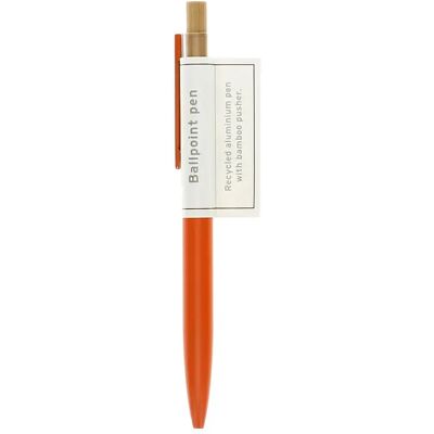 Balpen van gerecycled aluminium Rex London Orange TU Balpen van gerecycled aluminium Rex London Orange TU