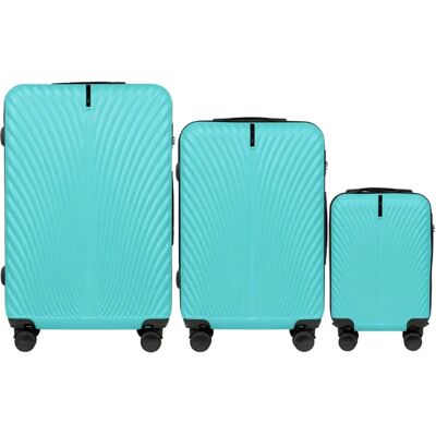 Koffer Wings Swan 18" (x3) Bleu TU Koffer Wings Swan 18" (x3) Bleu TU