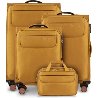 Reistas met 3 koffers Wings Tern Jaune TU Reistas met 3 koffers Wings Tern Jaune TU