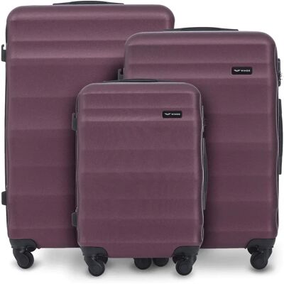 Koffer Wings Vulture ABS+ (x3) Rouge TU Koffer Wings Vulture ABS+ (x3) Rouge TU