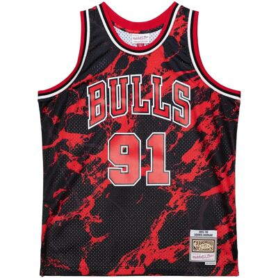 Mitchell & Ness Dennis Rodman Chicago Bulls Jersey - Marmer Mitchell & Ness Dennis Rodman Chicago Bulls Jersey - Marmer