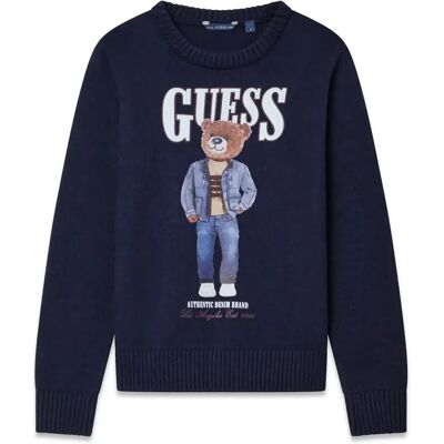 Kindertrui Guess L6RR04-Z2ZK2 Bleu 18 ans Kindertrui Guess L6RR04-Z2ZK2 Bleu 18 ans