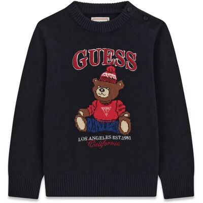Kindertrui Guess N6BR03-Z1393 Bleu 6/7 ans Kindertrui Guess N6BR03-Z1393 Bleu 6/7 ans
