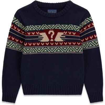 Kindertrui Guess N6BR06-Z1396 Bleu 6 ans Kindertrui Guess N6BR06-Z1396 Bleu 6 ans