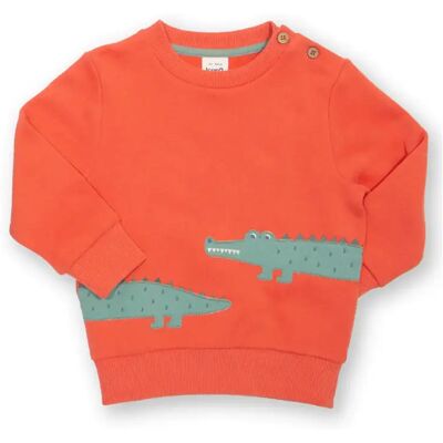 Junior Sweatshirt Kite Captain Croc Orange 5 jaar Junior Sweatshirt Kite Captain Croc Orange 5 jaar