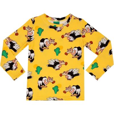Meisjes-T-shirt met lange mouwen Raspberry Republic Desert Vulture Jaune 64/67 Meisjes-T-shirt met lange mouwen Raspberry Republic Desert Vulture Jaune 64/67
