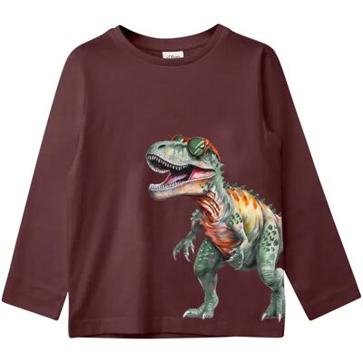 Langarm T-shirt met profielafdruk voor kinderen s.Oliver Rouge 2/3 jaar Langarm T-shirt met profielafdruk voor kinderen s.Oliver Rouge 2/3 jaar