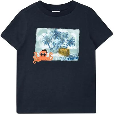 T-shirt recht model met fotoafdruk en Foam kind s.Oliver Bleu 8/9 jaar oud T-shirt recht model met fotoafdruk en Foam kind s.Oliver Bleu 8/9 jaar oud