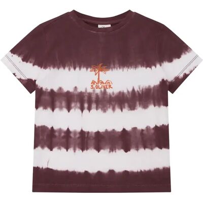 Rechthoekige T-shirt van zachte jersey met batikprint voor kinderen s.Oliver Rouge 2/3 jaar Rechthoekige T-shirt van zachte jersey met batikprint voor kinderen s.Oliver Rouge 2/3 jaar