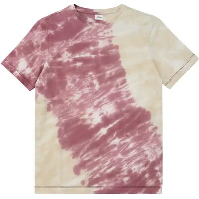 Batikprint T-shirt Recht Model Kind s.Oliver Rouge 13/14 jaar oud Batikprint T-shirt Recht Model Kind s.Oliver Rouge 13/14 jaar oud