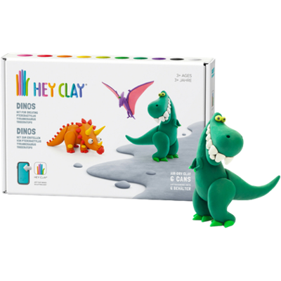 Tomy Hey Clay Dinosaurussen Medium Boetseerset â 6 stuks Tomy Hey Clay Dinosaurussen Medium Boetseerset â 6 stuks