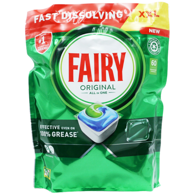 Fairy Original Vaatwastabletten - 60 stuks Fairy Original Vaatwastabletten - 60 stuks