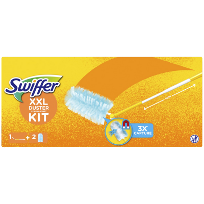 Swiffer Duster Kit XXL - Steel & 2 doeken Swiffer Duster Kit XXL - Steel & 2 doeken